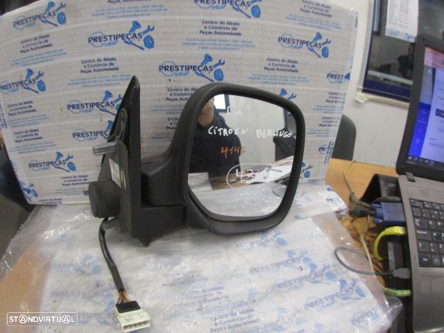 Espelho Esp4308 CITROEN BERLINGO 2007 1.6HDI 92CV 5P AZUL DRT MANUAL E ELETRICO 5 PINOS - 1