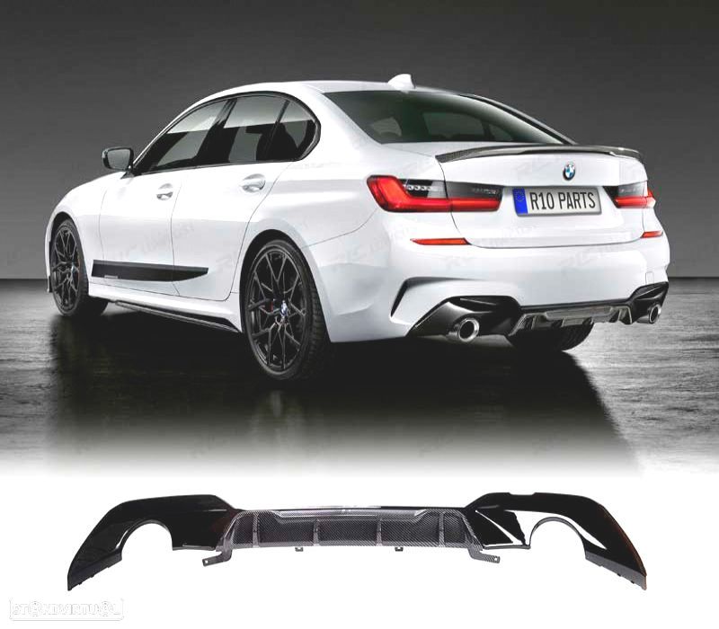 DIFUSOR BMW G20 G21 18- LOOK M PERFORMANCE CARBONO - 1