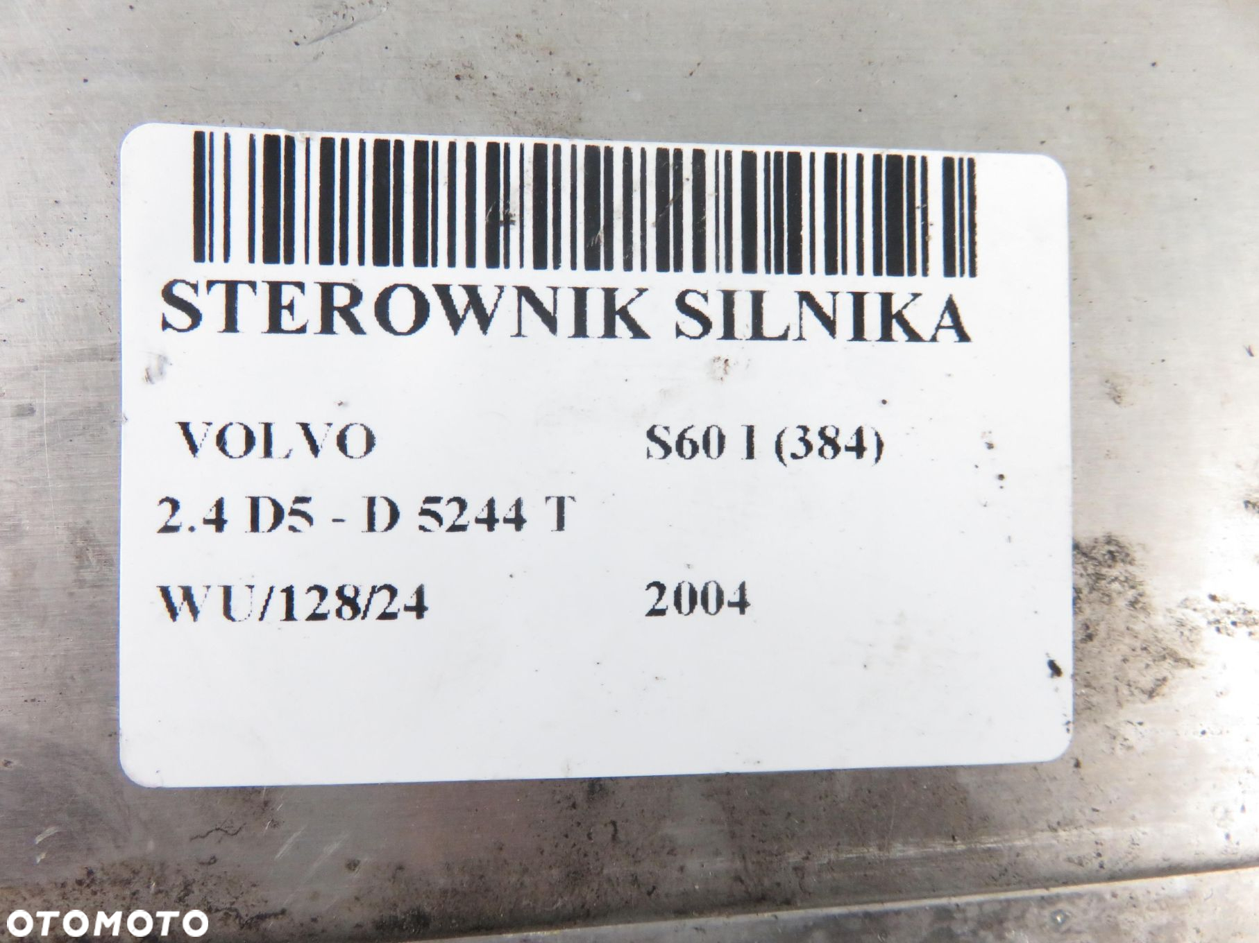 STEROWNIK VOLVO S60 I (384) 2.4 D5 - D 5244 T 0281011078 30637733A - 6
