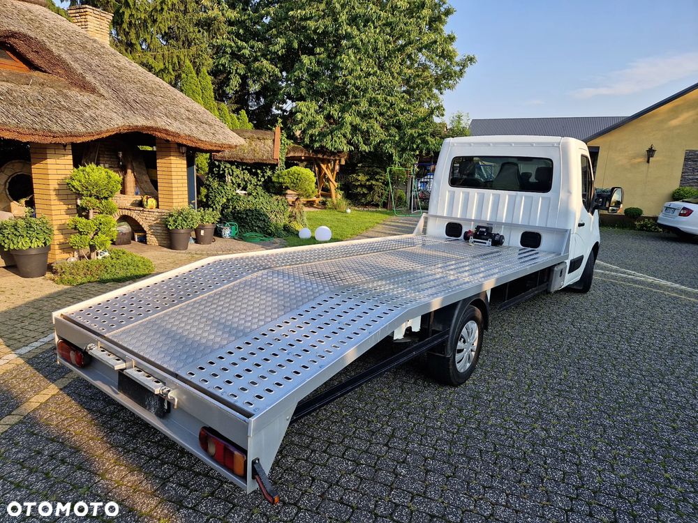 Renault Master 2.3 150 AUTOLAWETA+nowy najazd 5,10+wciągarka 8ton+poduszki pod resor+paiery na przewóz aut+OKAZJA+auto gotowe do pracy - 11