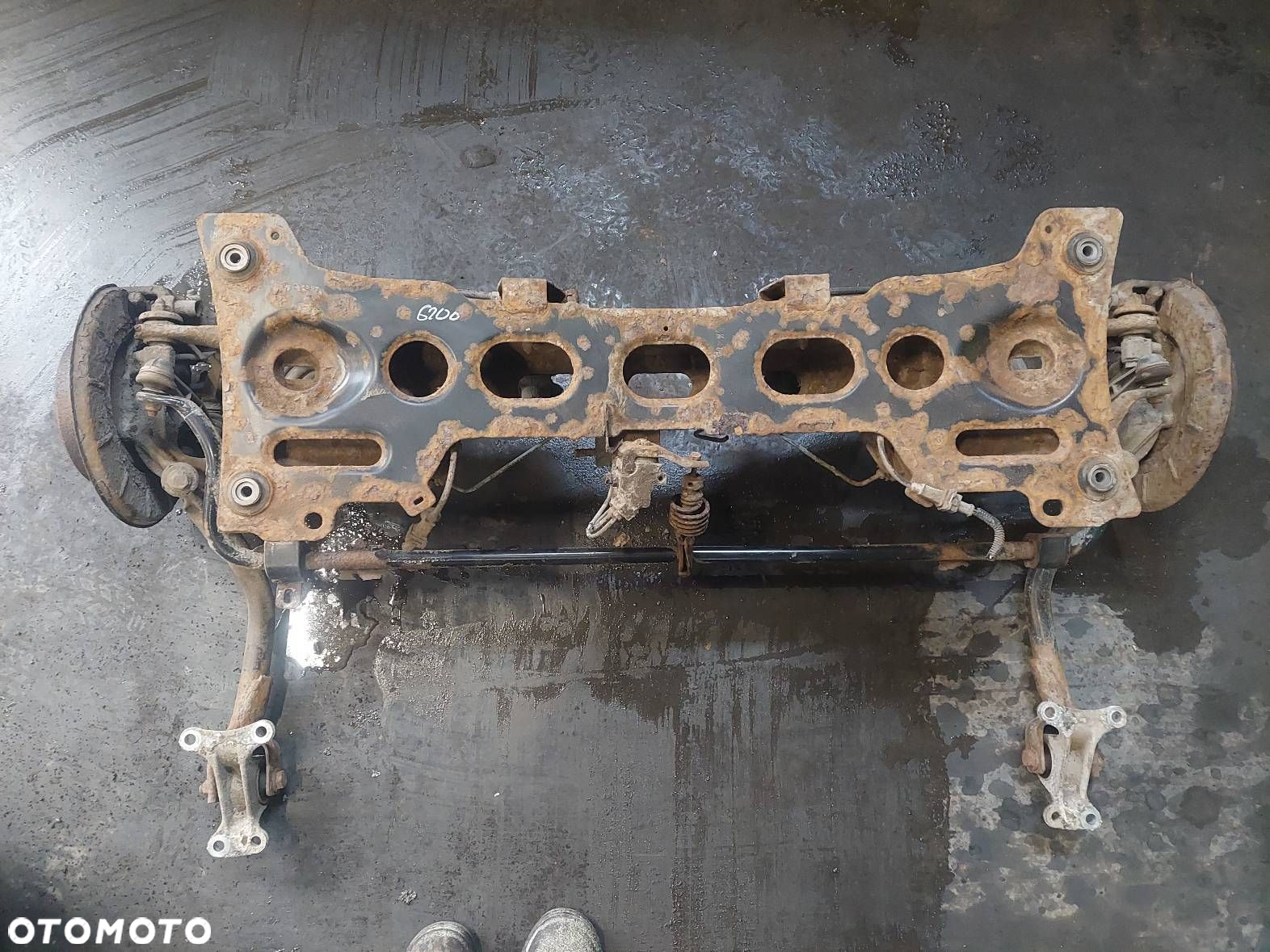 KOMPLETNE ZAWIESZENIE BELKA SANKI TYŁ PEUGEOT 406 I COUPE - 4