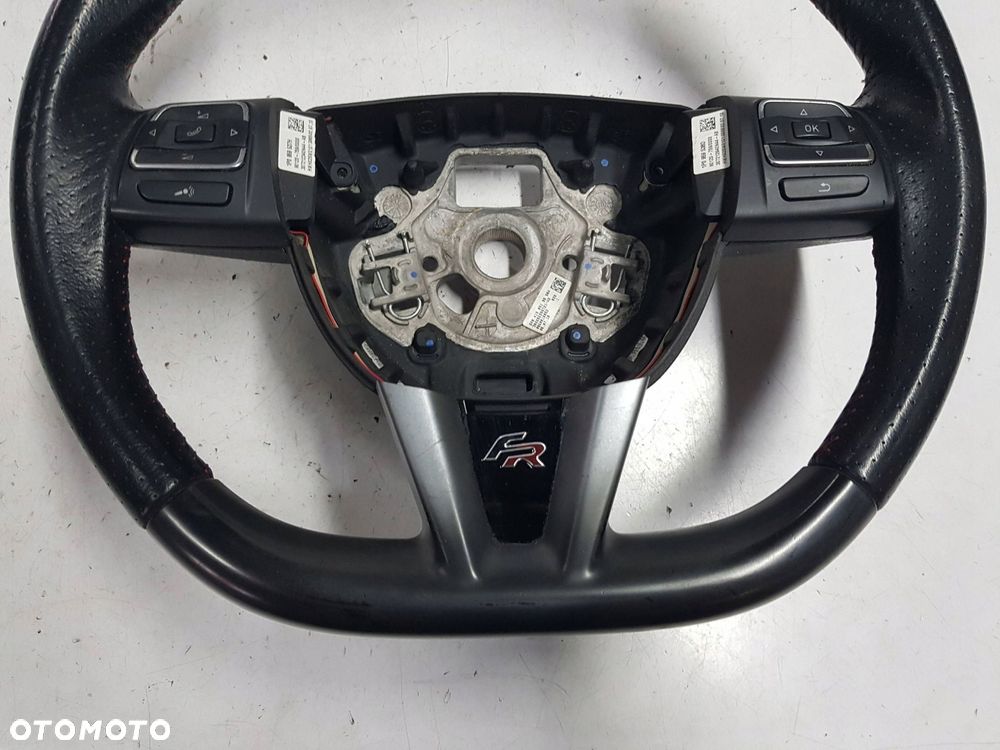 SEAT LEON 2 II LIFT 09-12r FR ALTEA KIEROWNICA SKÓRZANA 5P0419091BB - 5