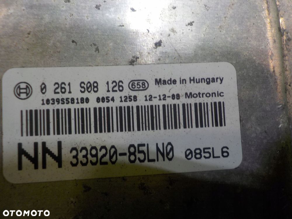 SPLASH 1.0 B 13r 5D sterownik komputer silnika 33920-85LN0 0261S08126 - 9