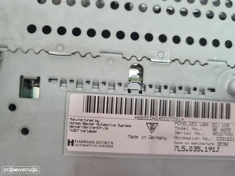 SISTEMA AUDIO / RADIO CD PORSCHE CAYENNE 2003 - - 2