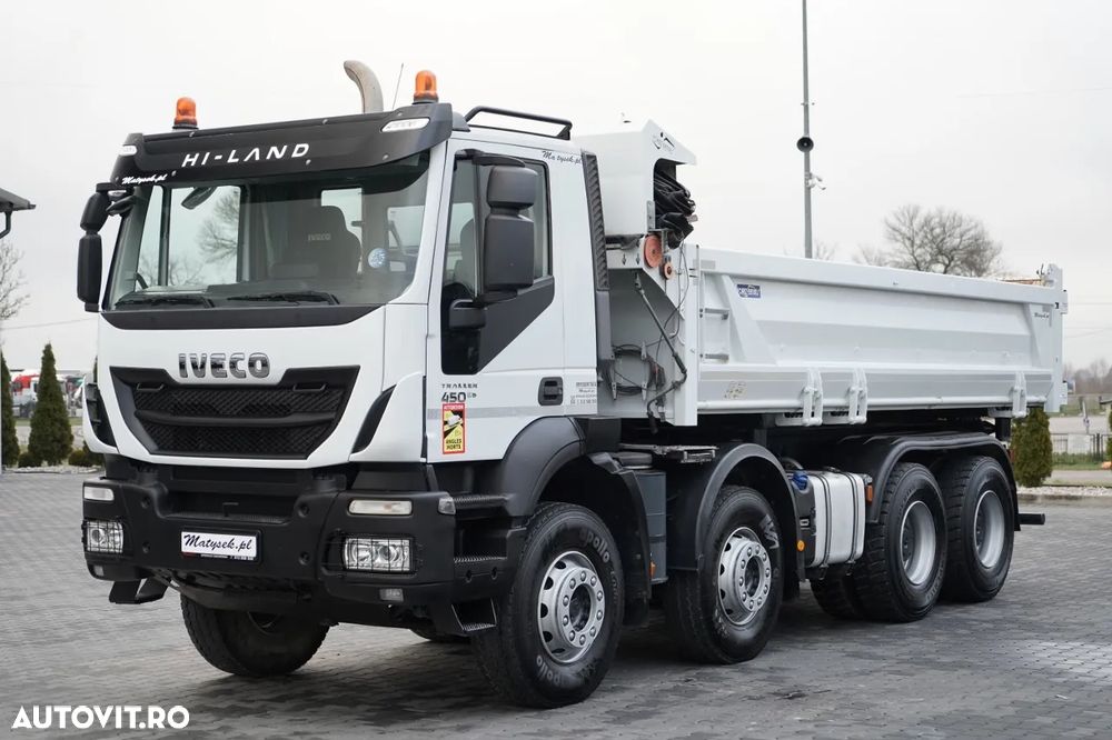 Iveco TRAKKER 450 / 8x4 / BASCULATOR / HYDRODOXY / BORDMATIC / EURO 6 / - 11