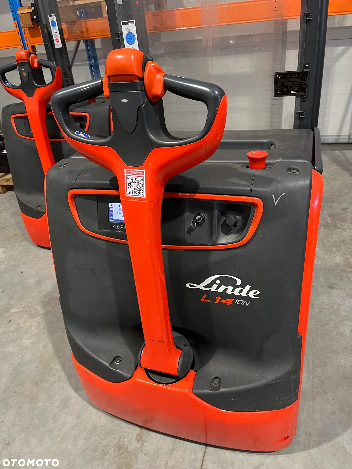 Linde L14-1173-01 Wózek podnośnikowy, elektryczny paleciak z masztem wysokiego składowania - 4