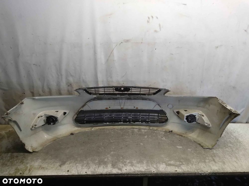 ^ ZDERZAK PRZÓD PRZEDNI FORD FOCUS MK.2 2 II LIFT FL 03 SREBRNY HALOGENY