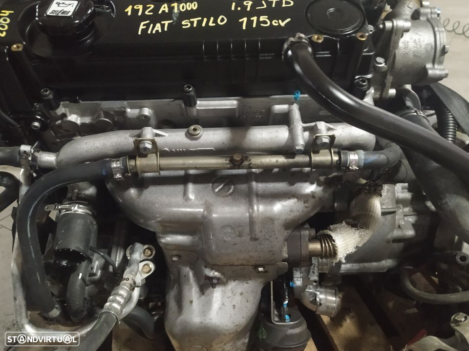 Motor 1.9jtd 115cv Fiat Stilo 192A1 caixa 5 velocidades C605 - 2