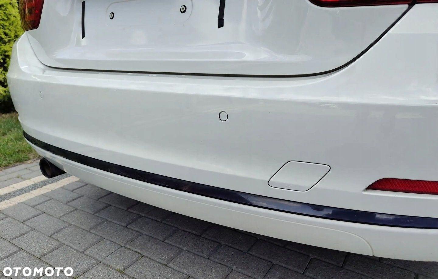 BMW 4 IV F32 ZDERZAK TYLNY SPORT LINE 300 ALPINWEISS 4 PDC - 3