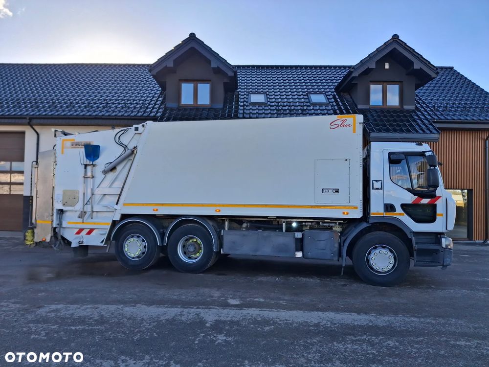 Renault D26 Śmieciarka FAUN Environnement VR5 LEV Euro 6 2014r 3 Osie Segregacja Odpady - 17
