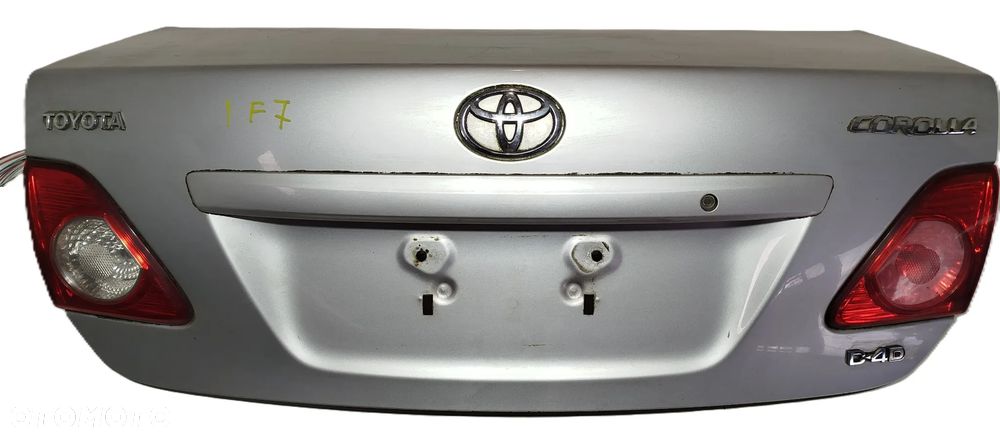 Klapa tylna bagażnika TOYOTA COROLLA E15 07-10 1F7 - 1