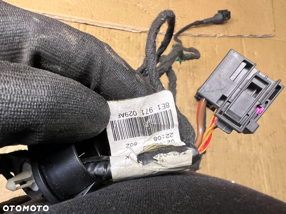 Wiązka instalacja drzwi prawy przód Audi A4 B7 8E1971029AF - 5