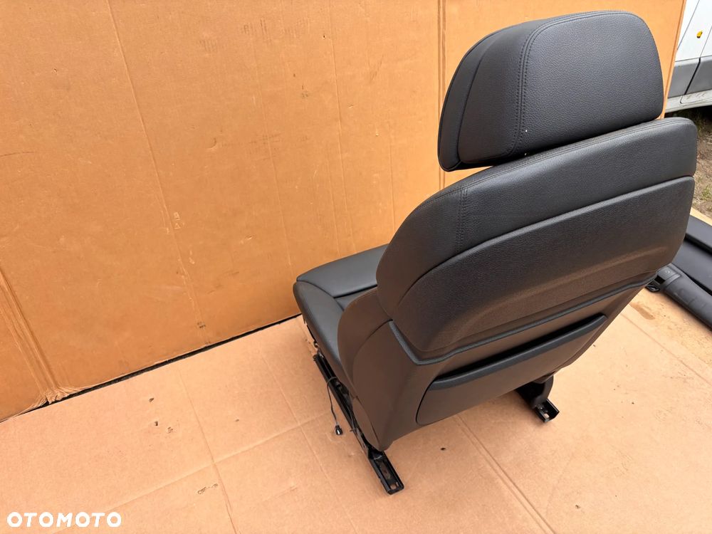 BMW 5 F10 F11 Fotele Czarne Europa Kanapa Komfort Komforty Grzane Komplet Przed Liftem Fotel Przedni Lewy Prawy Tylna - 19