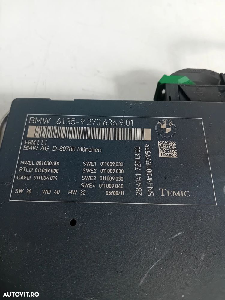 Calculator Modul Confort Bmw X3 X4 F25 F26 Cod 9267517 An 2010-2017 - 5