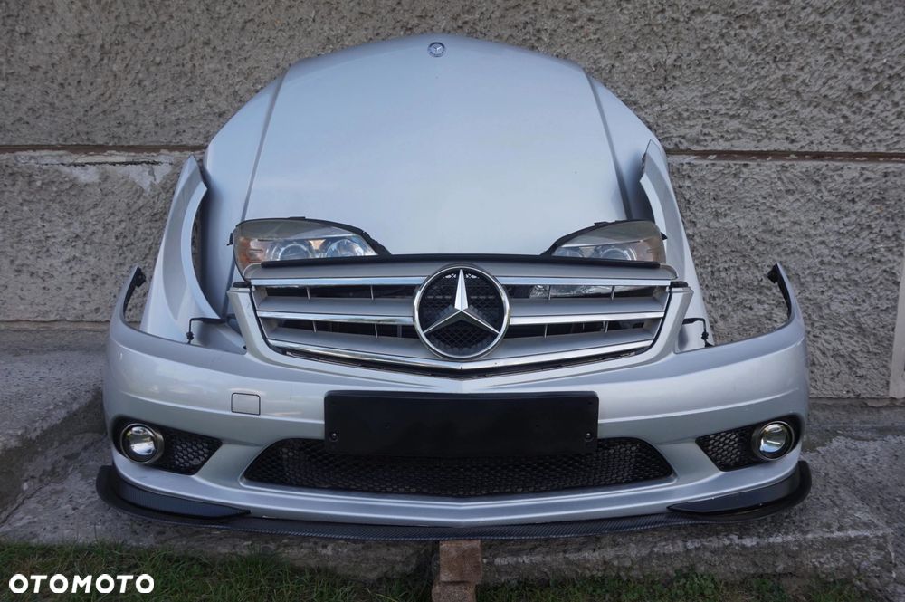 ZDERZAK MASKA LAMPA KOMPLETNY PRZÓD MERCEDES W204 - 2