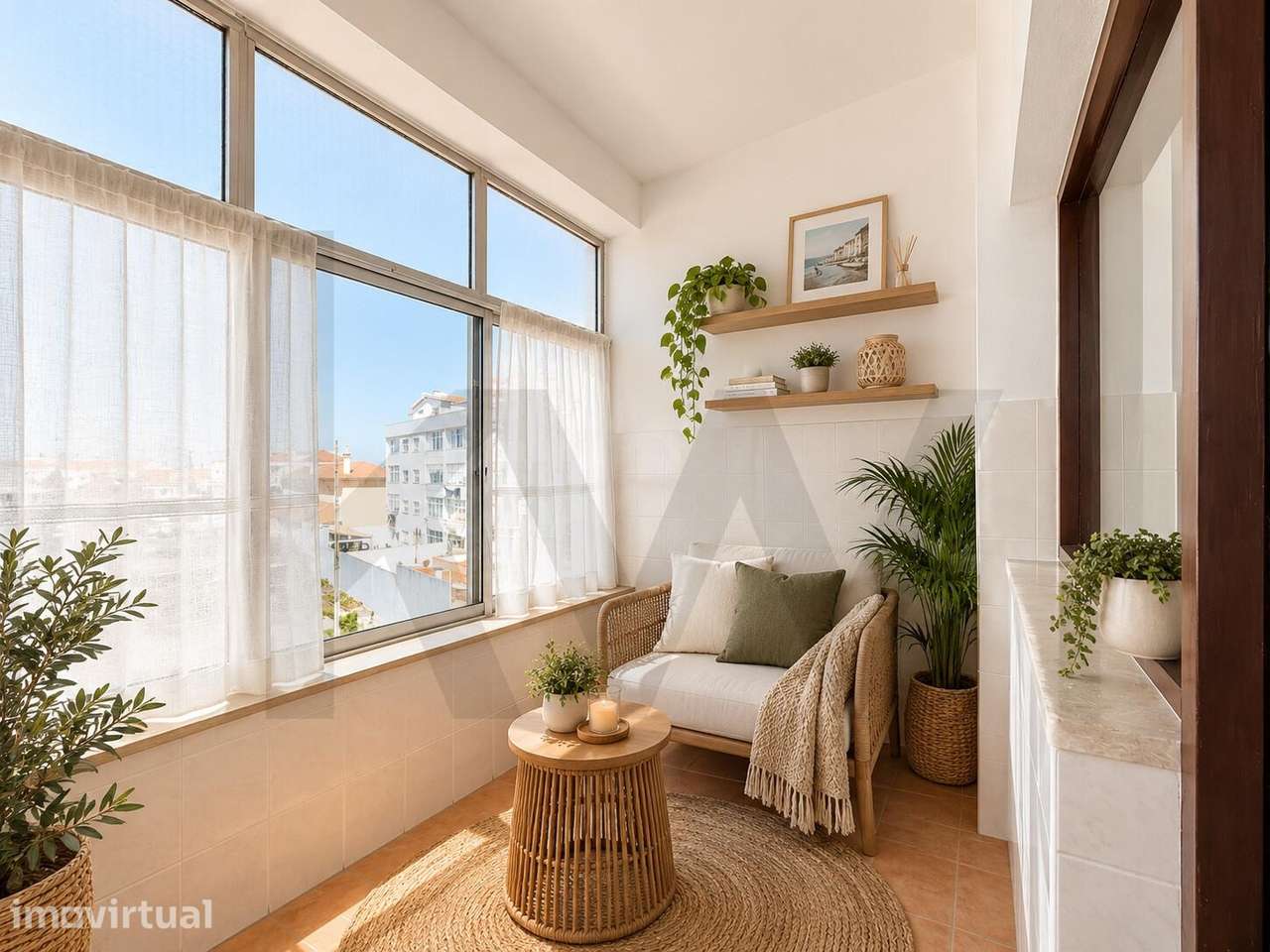 Apartamento T2 com Boa Luz Natural e Marquise | Peniche - Grande imagem: 3/15