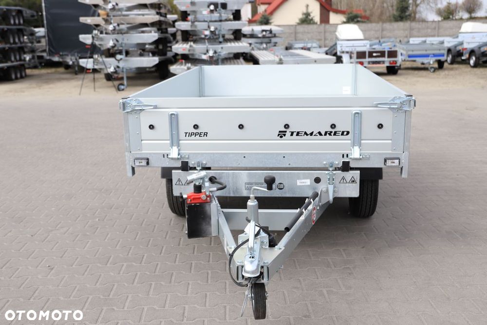 TEMARED TIPPER 2515/2 S 0,75T  253x152x30cm, DMC 750kg, Pompa ręczna , Burty ALU - 11