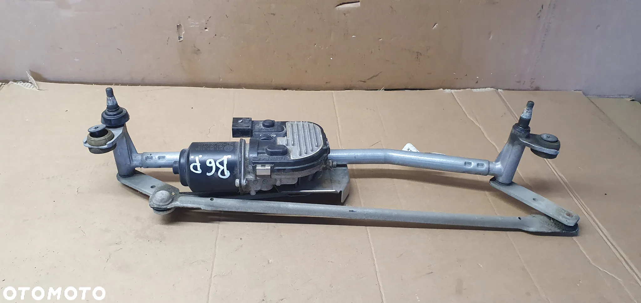 Mechanizm wycieraczek przód przedni VW Passat B6 3C1955023E 3C1955419A - 3