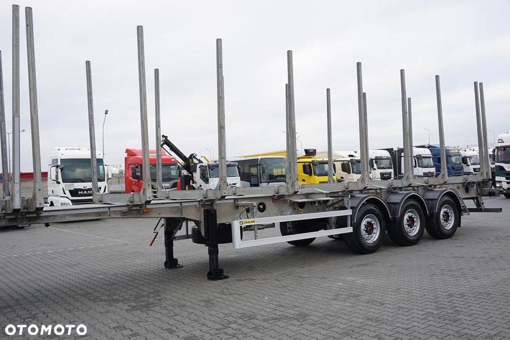 Zaslaw / KŁONICOWA / DO DREWNA / WAGA 6 400 KG / OŚ PODNOSZONA - 25
