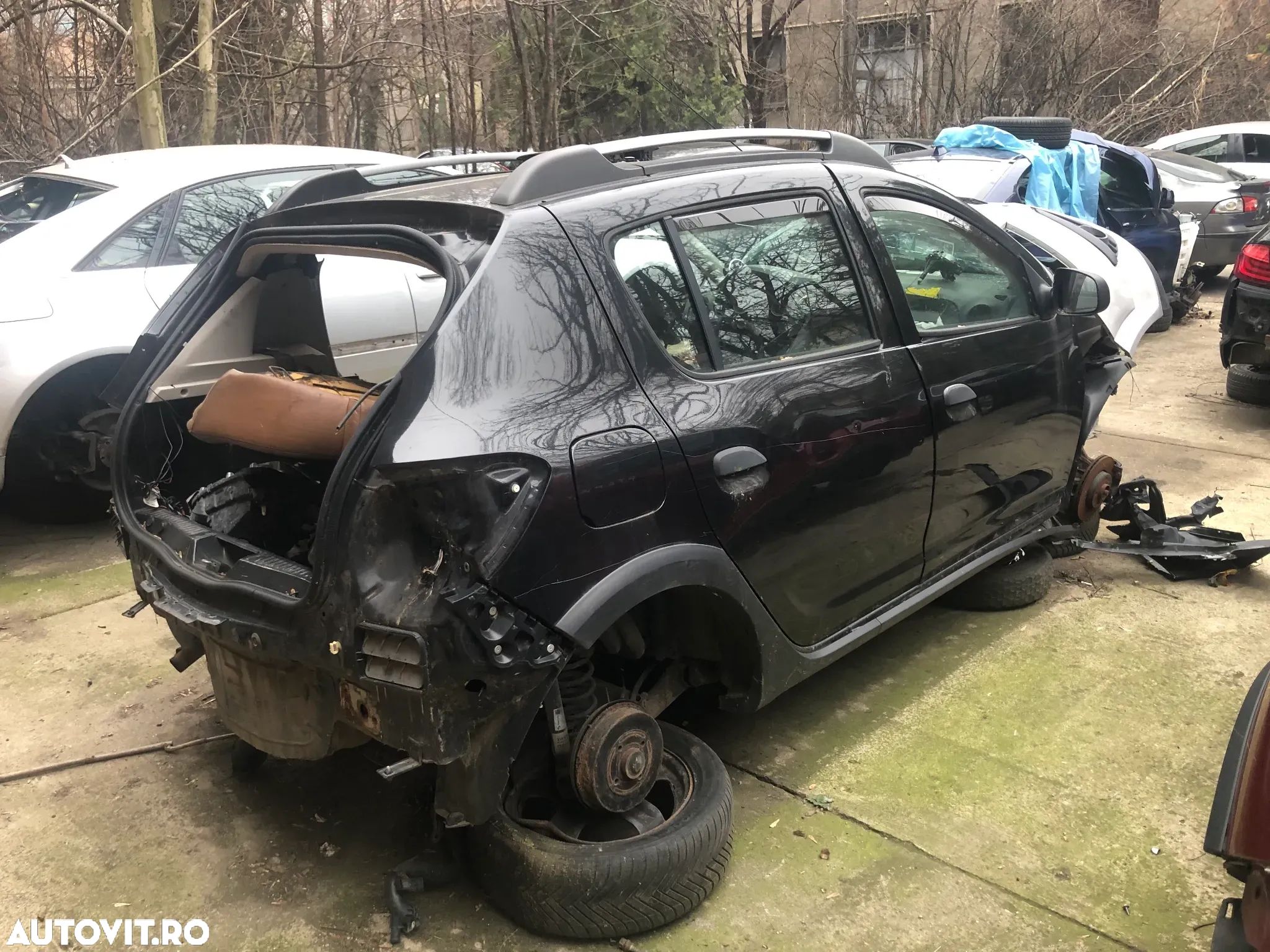 Usa dreapta spate Dacia Sandero 2 2014 negru - 1