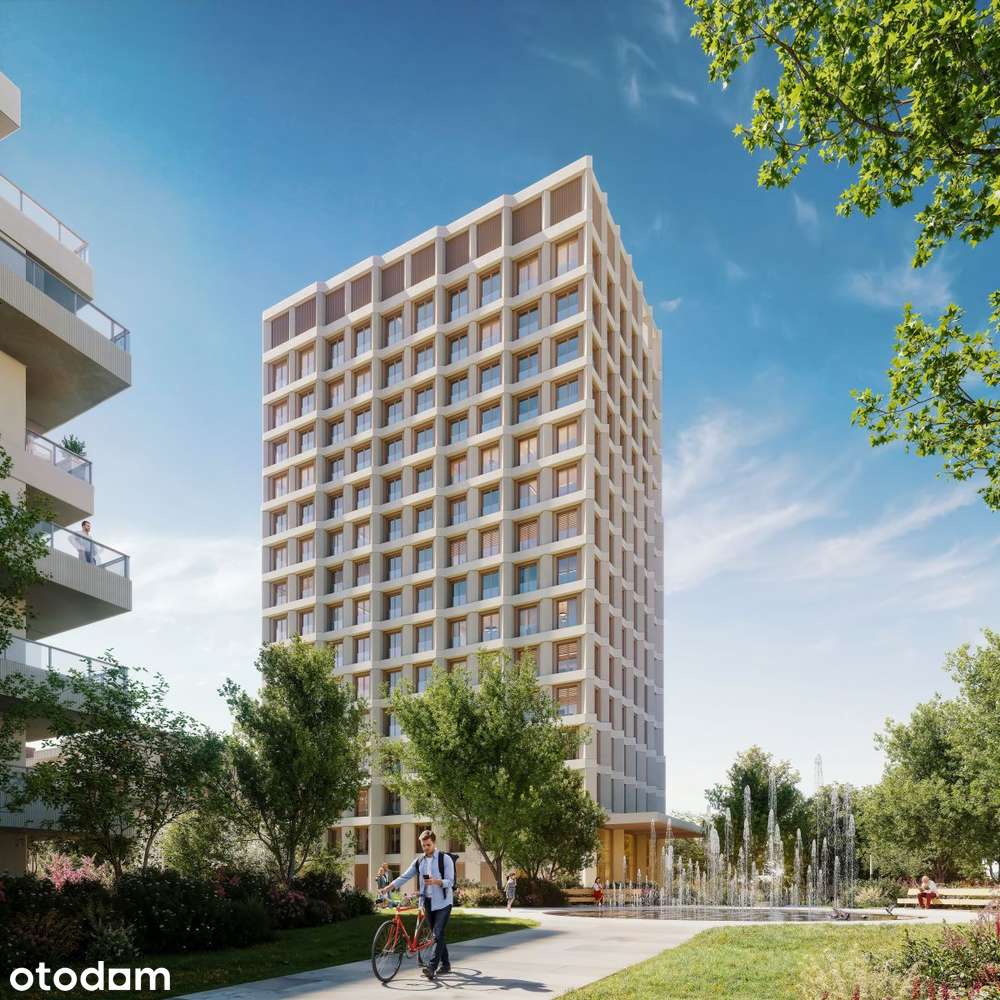 1-pokojowe mieszkanie 37m2 + balkon Bezpośrednio