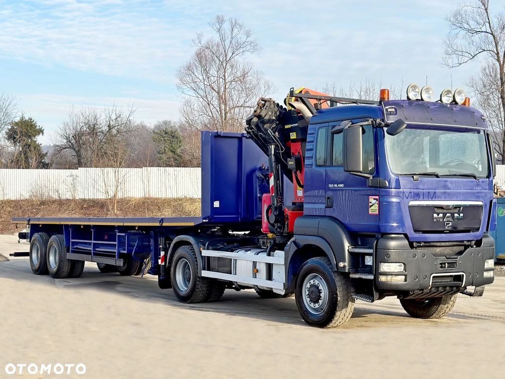MAN MAN TGS 18.480 * Ciągnik siodłowy * PK 29002 + NACZEPA * 4x4 * STAN BDB ! - 3
