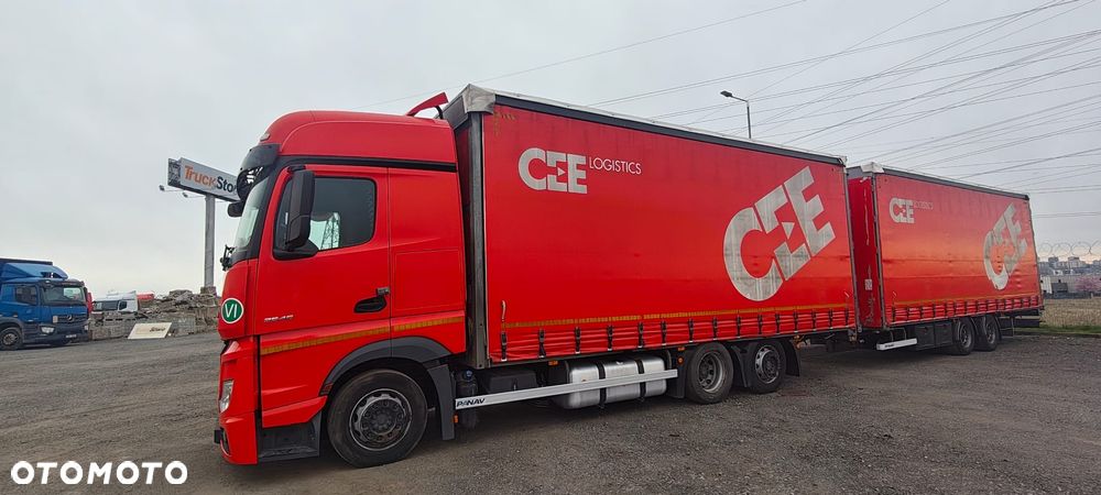 Mercedes-Benz ACTROS  MP5 euro6 6x2 jumbo zestaw  120m 38palet - 4