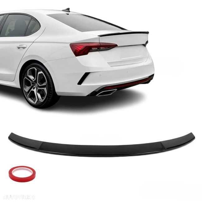 Eleron Lip Codita Portbagaj M4 Style Skoda Octavia MK4 2020+, Negru - 1
