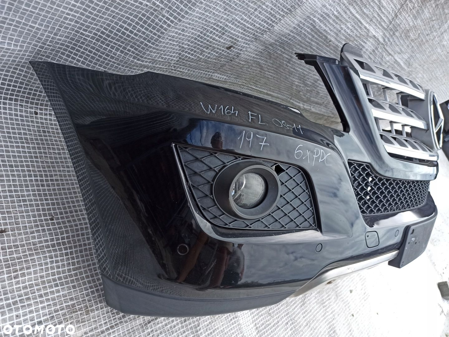 MERCEDES ML W164 LIFT 08-11 GRILL ATRAPA - 3