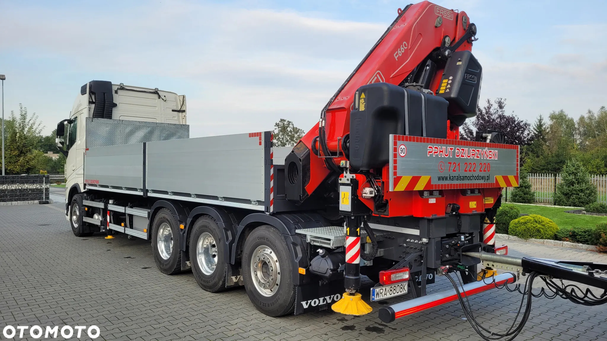 Volvo FH500 8x4 + Fassi 660-6, DMC 36ton - 12