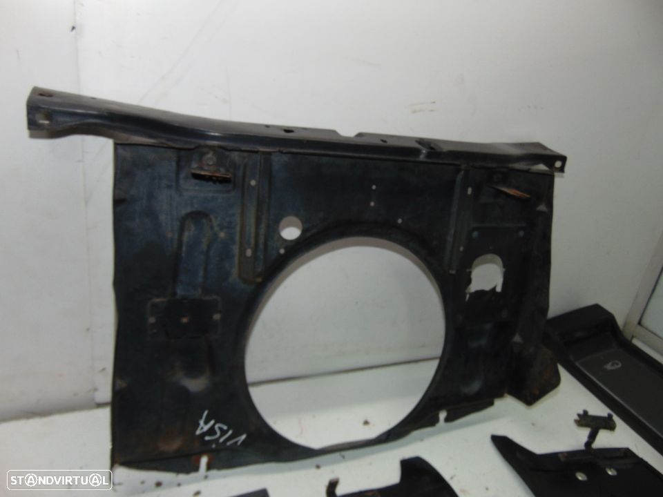 Citroen visa club frente de chapa onde leva o fecho de capot e + peças - 2