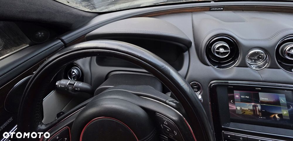 deska rozdzielcza kokpit poduszki airbag pasy skóra JAGUAR XJ L LIFT X351 - 6