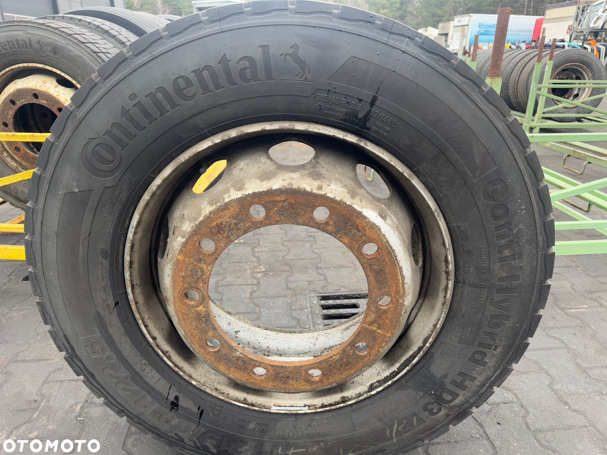 Kompletne koło, felga, opona Continental 315/60 R22,5 - 1