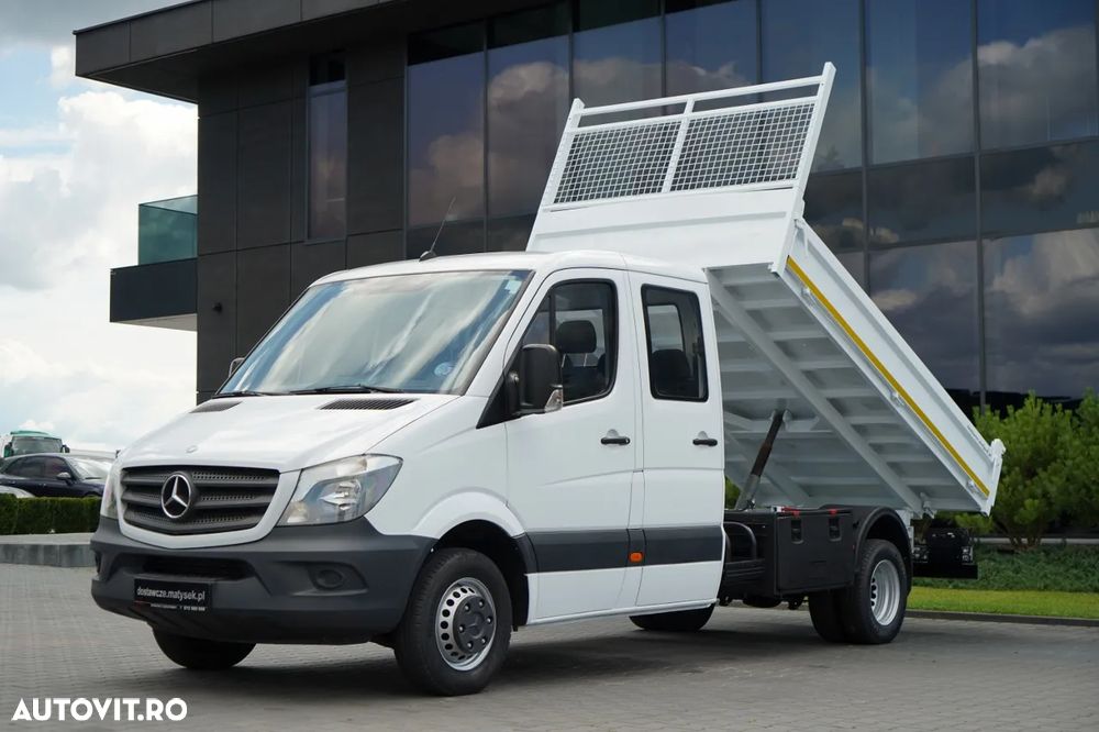 Mercedes-Benz SPRINTER 516 CDI / BASCULĂ DIN OȚEL - 3,5 M / CAMION BASCULĂ DIN OȚEL - 7 LOCURI / DOUĂ LOCURI / MANUALĂ / IMPORTATĂ - 3