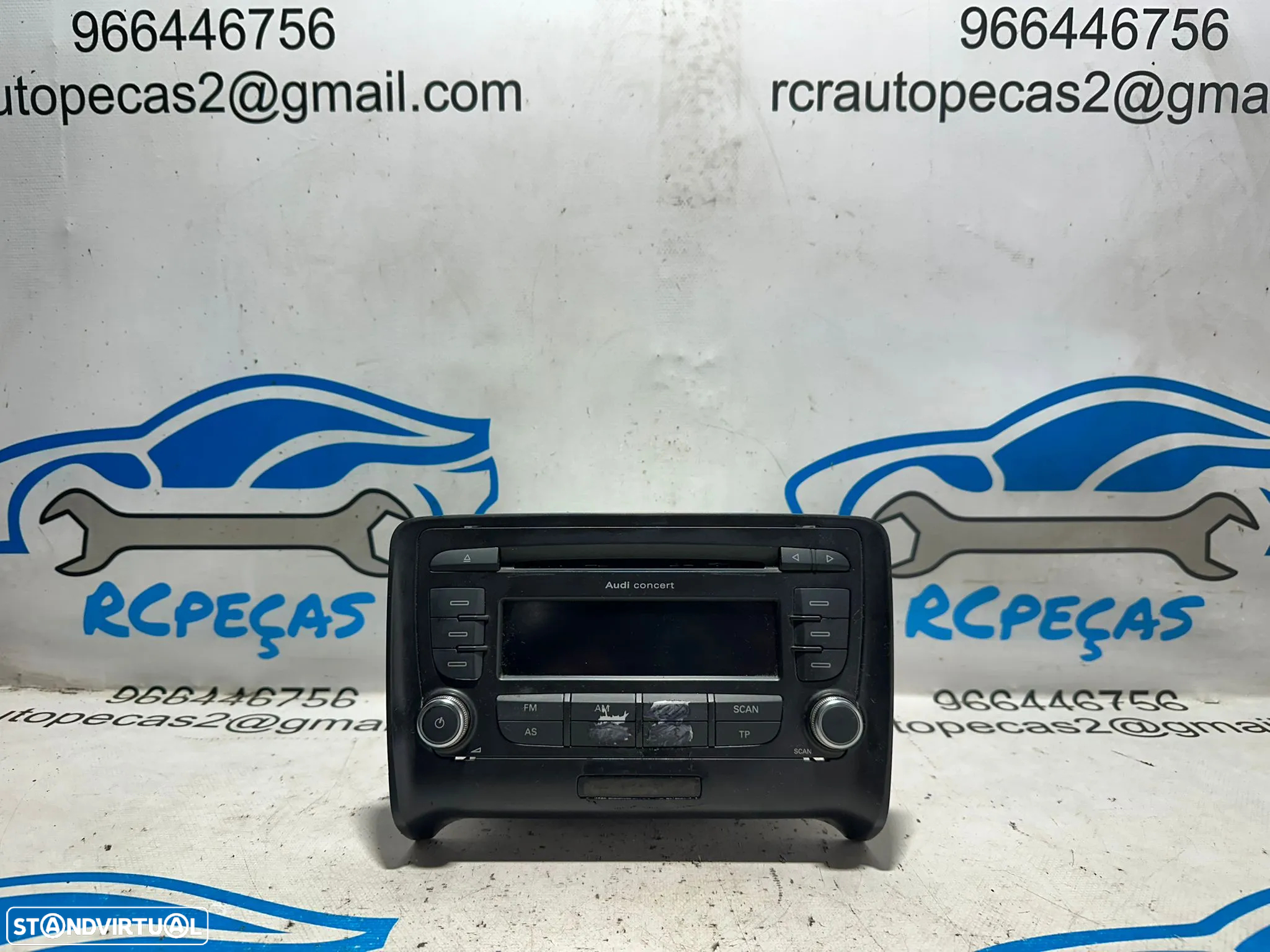 .Auto Radio CD Concert Original Audi TT 8J MK2 2006 - 2014 - 2