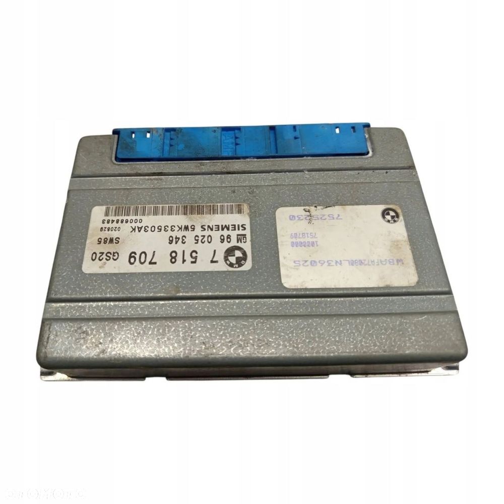 STEROWNIK MODUŁ SKRZYNI BIEGÓW BMW E46 E39 E53 7518709 ORYGINAŁ - 4