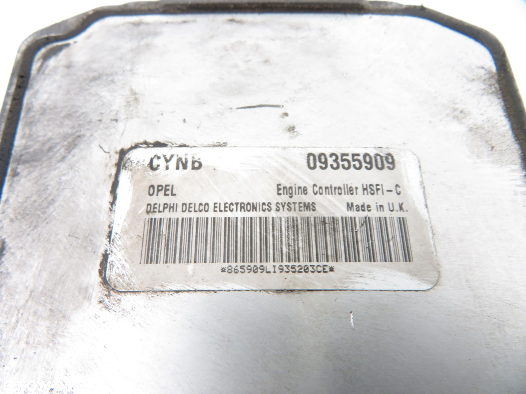 STACYJKA STEROWNIK OPEL ASTRA II G 1.7 DTI 09355909 90589313 90589389 - 3