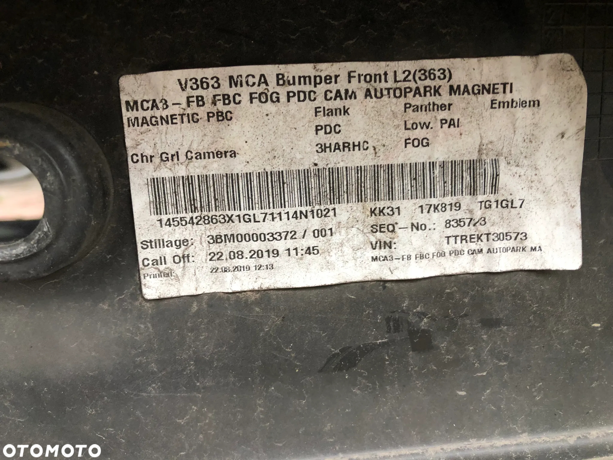 Ford Transit Mk8 Lift 18- Zderzak Przedni grill - 13