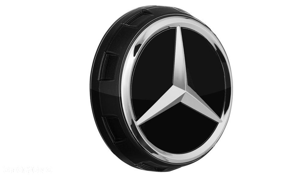 MERCEDES AMG dekielek felgi aluminiowej black OE - 1
