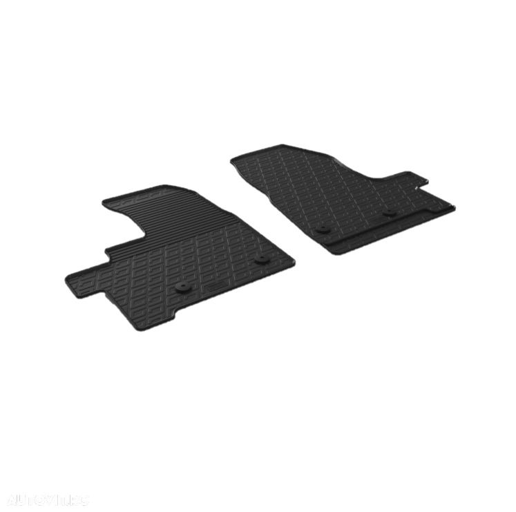 Set covorase auto din cauciuc pentru Ford Transit Custom Furgon /Combi Furgon /Combi FL 01.2018-> (doar fata, automat), Gledring, 2 buc. - 1