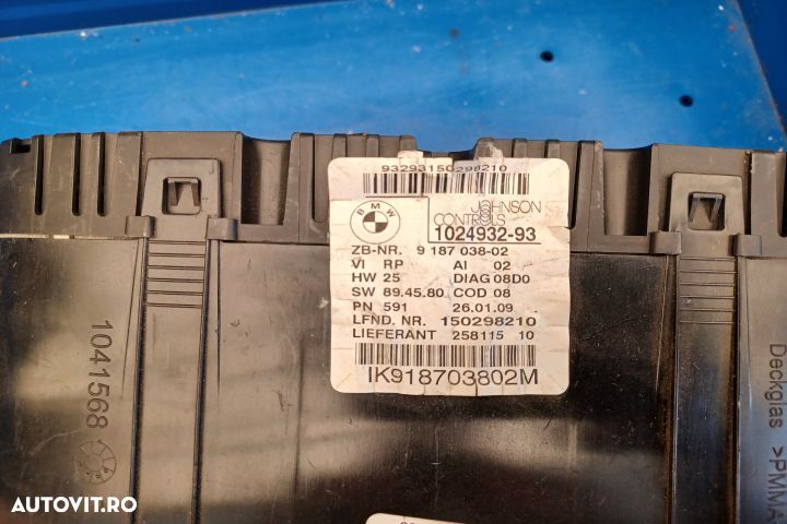 Ceasuri bord 102493293 1024932-93 918703802 9187038-02 MX1253 BMW Ser - 3