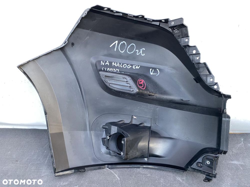 DUCATO BOXER JUMPER 14- NAROŻNIK ZDERZAK PRZEDNIEGO LEWY CZARNY HALOGEN - 7