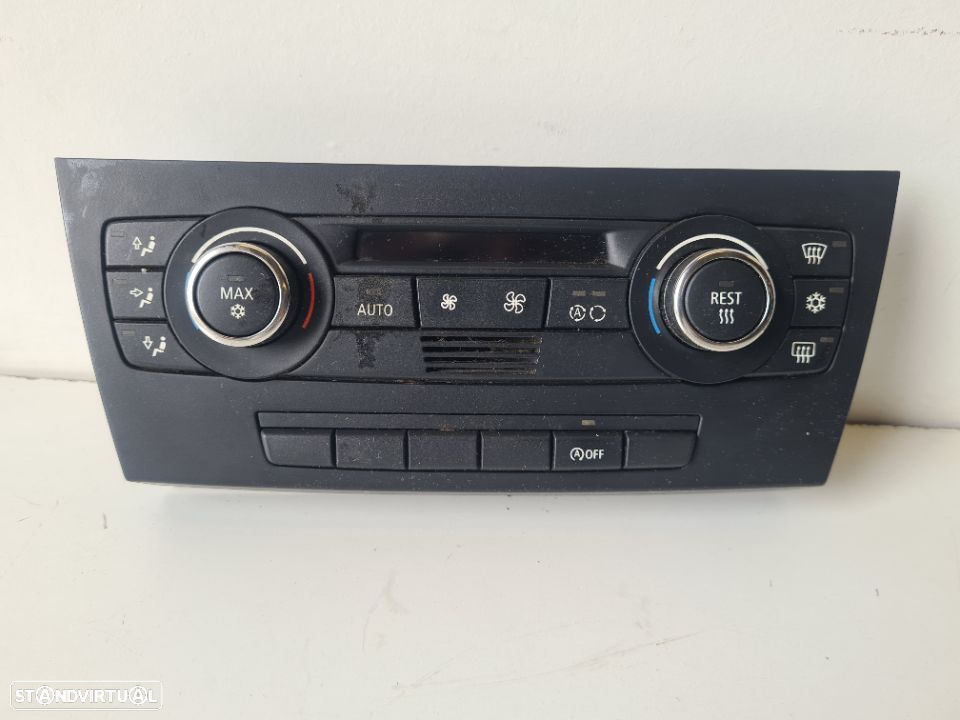 CONSOLA / CONTROLO CLIMATIZAÇÃO ORIGINAL | REF. 6411914730001 | BMW SERIE 3 COUPE 320D E92 177CV; - 3