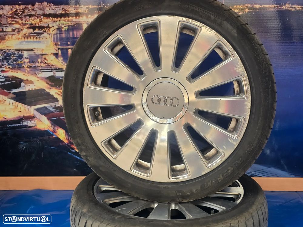 Jantes com pneus originais r19 para audi a8 d3 2003- 255/40 R19 Pireli (4x no estoaue) - 2