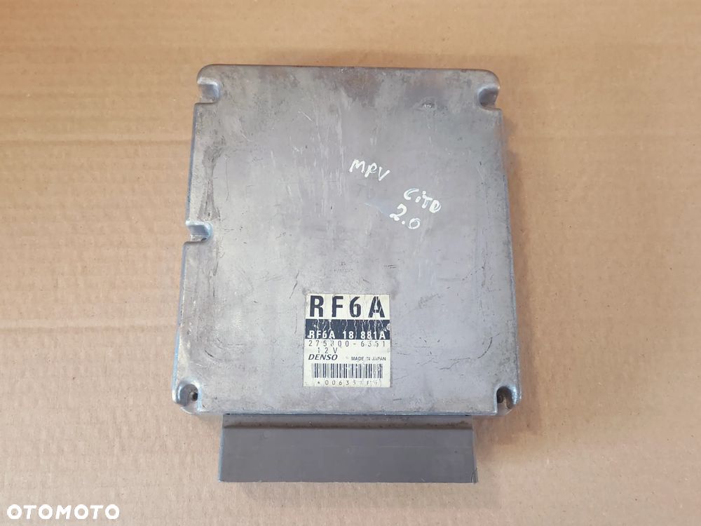 MAZDA MPV II FL 04- 2.0 d STEROWNIK SILNIKA RF6A18881A - 1