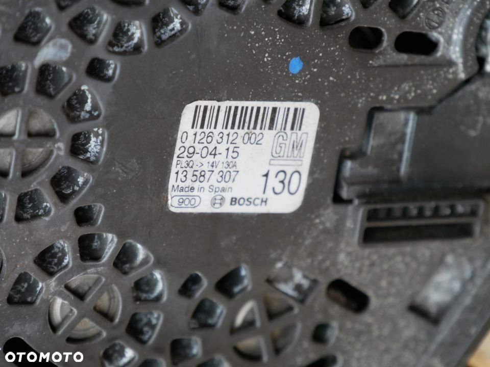 ALTERNATOR OPEL CORSA E 1.0 TB 15' 13587307 - 3