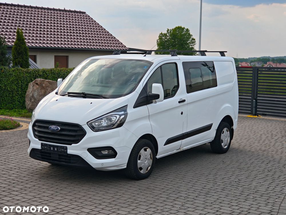 Ford Custom Doka Brygadówka Klima 6 miejsc Hak Bezwypadkowy - 5