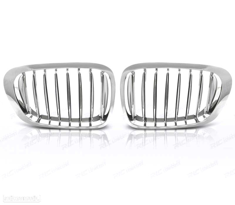 GRELHAS BMW E46 COUPE + CABRIO 99-03 CROMADO - 1