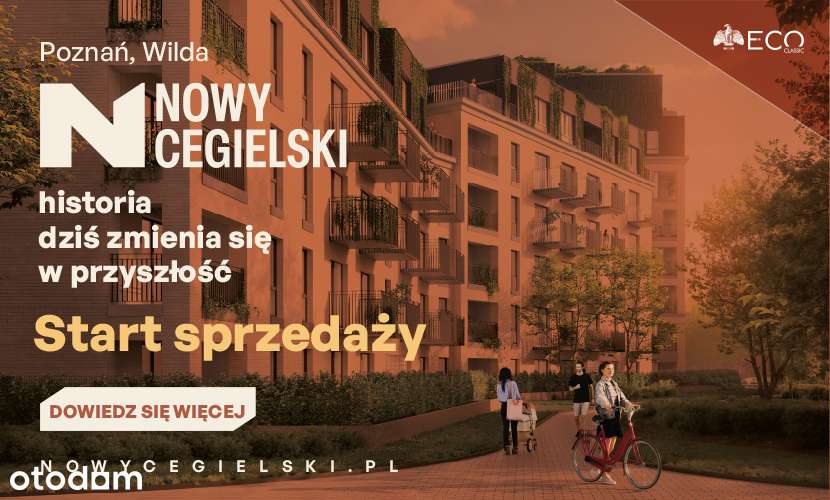 Mieszkanie 2-pok. *Promocja! Start Sprzedaży! Poznań, Wilda.