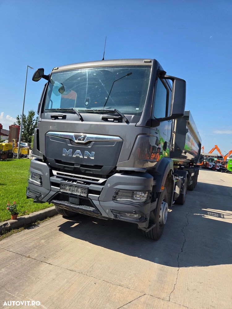 MAN TGS 18.510 4x2, 2023, 130.117km, kit BASCULARE, anv 80% ok, cutie AUTOMATA, bara metalica, posibilitate leasing 4 ani, Pret AUTOTRACTOR 63.900 EUR+Tva si pret ANSAMBLU cu MEILLER 2023, 28mc-89.900 EUR+Tva - 35